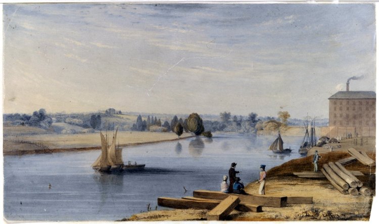 Parramatta 1847 courtesy State Library NSW