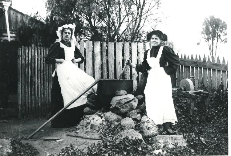 Washerwomen c. 1871 courtesy State Library New South Wales